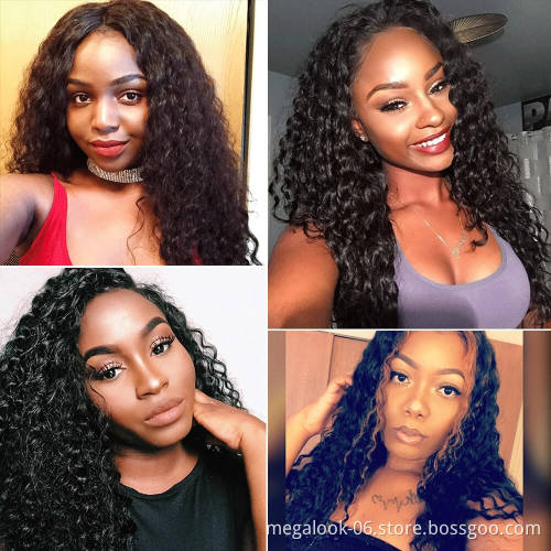 Factory Wholesale Cuticle Aligned Grade 10A Peruvian Deep Loose Wave Virgin Hair Bundles With Closure